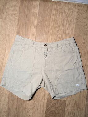 Men's Light Beige Casual Shorts
